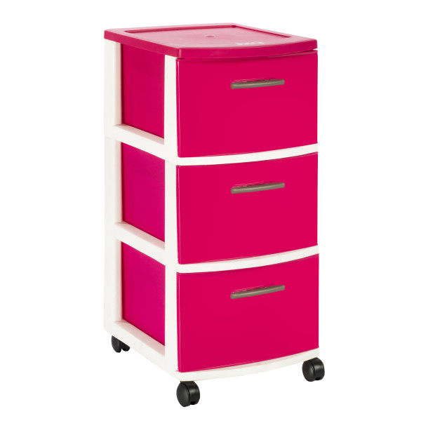 Cajonero eclypse MQ 3 niv Blanco Magenta