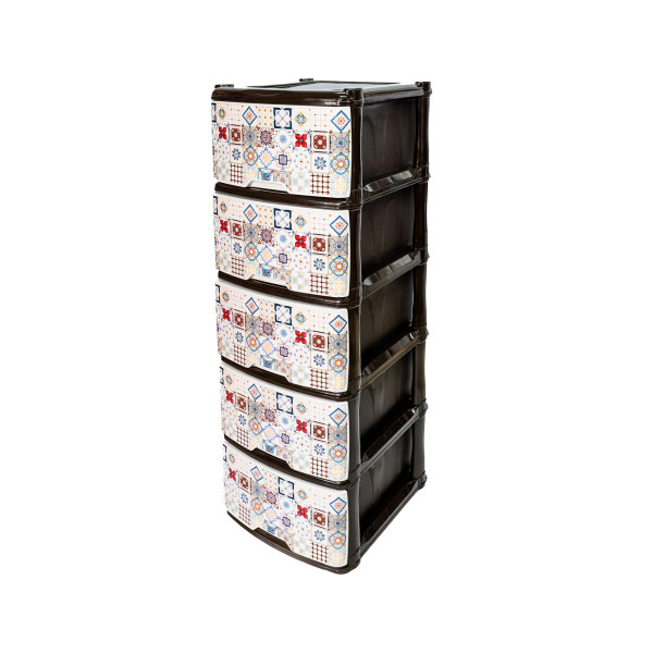 Mueble organizador x5 wengue Mosaico Rimo